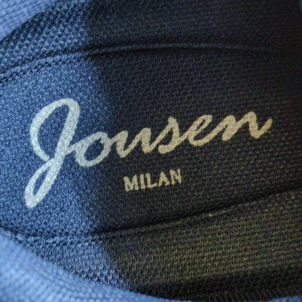 Jonsen Milan Shoes Mens Amy877 Brown 9.5 Leather Sneaker Walking Comfort NEW
